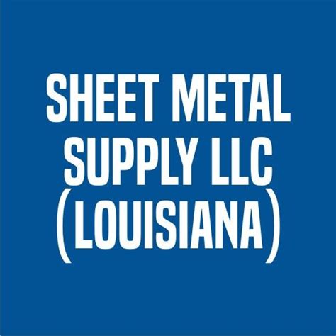 sheet metal supply jefferson louisiana|Sheet Metal Supply, LLC Company Profile .